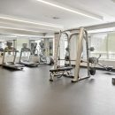 Fitness center with weight and cardio equipment