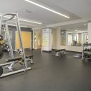 Fitness center with weight and cardio equipment